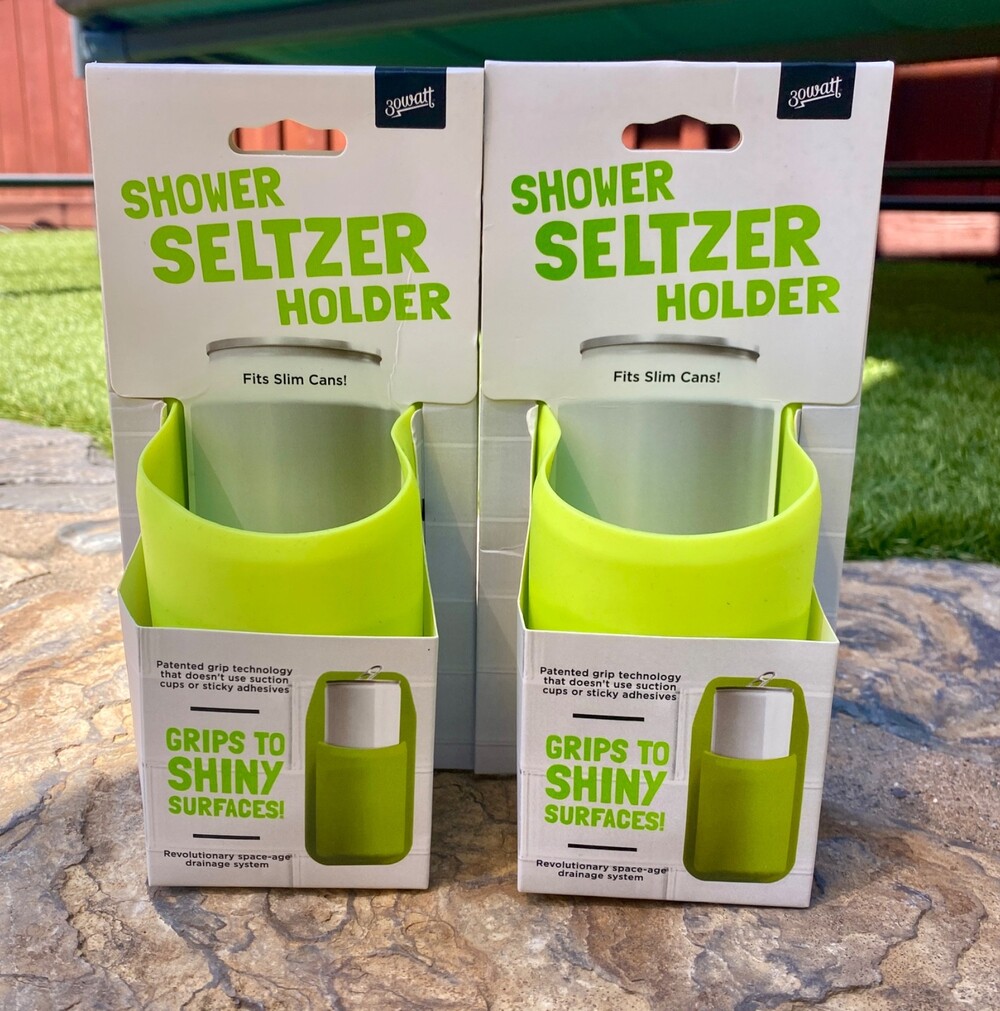 30 WATT SHOWER BOAT WINDOW FRIDGE TOOLBOX SELTZER HOLDER SILICONE SLIM CANS 1ea.